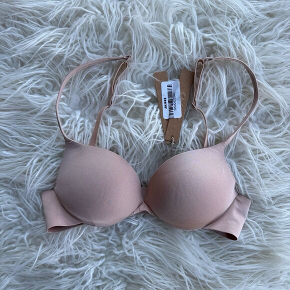 Skims Ultimate Push up Plunge Bra Mica Size 30B - Picture 2 of 8